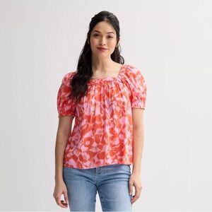 NWT Sonoma Goods Peasant Top